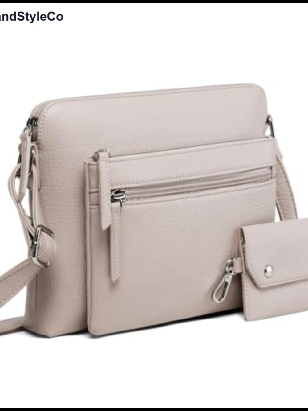 Small Crossbody Purse Women RFID Bag Multipockets Vegan Leather